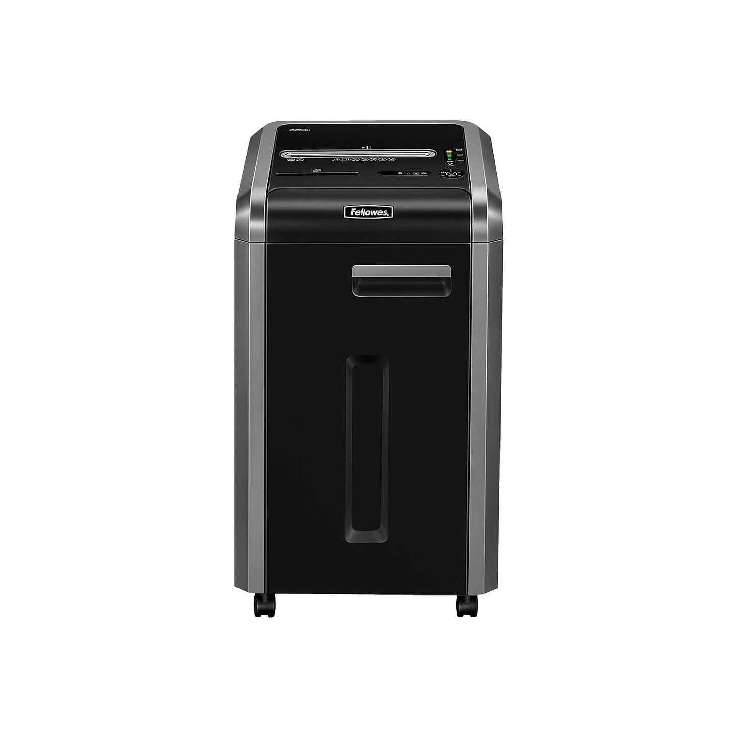 Fellowes Powershred 225Ci 22-Sheet 100% Jam-Proof Crosscut Paper Shredder Commercial Grade for Office, Black 3825001