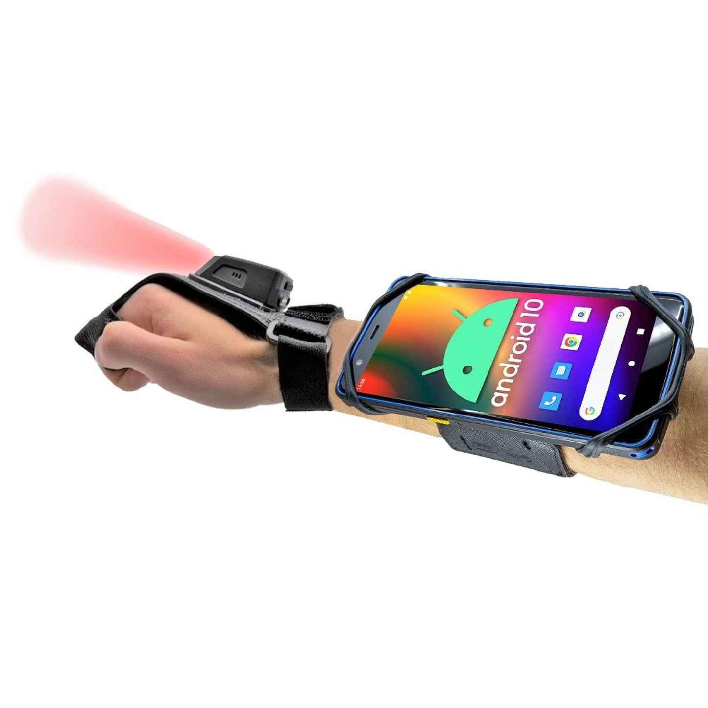 Chainway C90 Wrist Mount Wearable Android Device All-in-One Package with Hands-Free Glove 2D/1D/QR Code Reader, Wireless, Android 10, WiFi, Bluetooth, 5.7” Large Screen, for Scanning (Build Your Own)